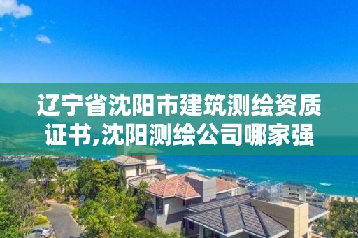 遼寧省沈陽市建筑測繪資質證書,沈陽測繪公司哪家強哪家好。