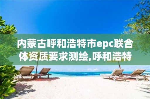 內蒙古呼和浩特市epc聯合體資質要求測繪,呼和浩特測繪公司。