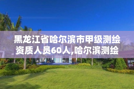 黑龍江省哈爾濱市甲級測繪資質人員60人,哈爾濱測繪招聘。