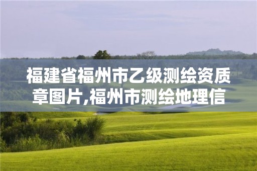 福建省福州市乙級測繪資質(zhì)章圖片,福州市測繪地理信息局。