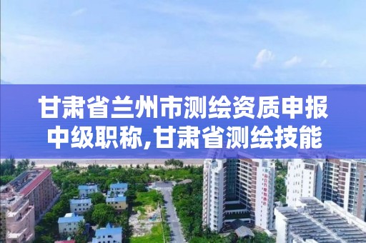 甘肅省蘭州市測繪資質申報中級職稱,甘肅省測繪技能鑒定指導中心。