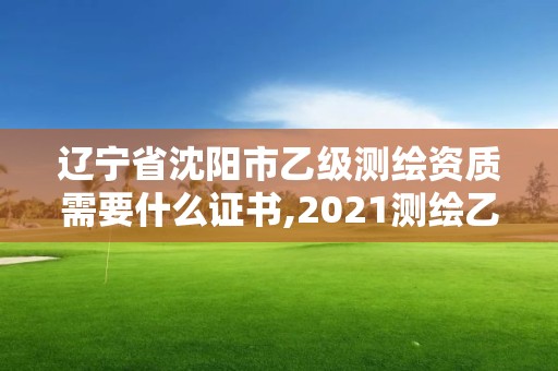 遼寧省沈陽(yáng)市乙級(jí)測(cè)繪資質(zhì)需要什么證書(shū),2021測(cè)繪乙級(jí)資質(zhì)要求。