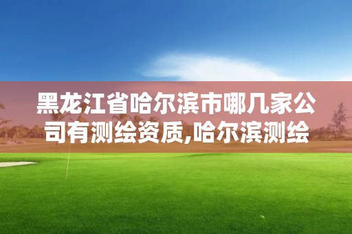 黑龍江省哈爾濱市哪幾家公司有測(cè)繪資質(zhì),哈爾濱測(cè)繪院地址。