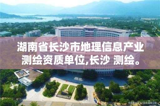 湖南省長沙市地理信息產業測繪資質單位,長沙 測繪。