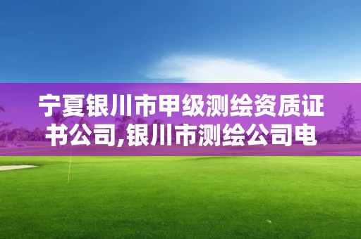 寧夏銀川市甲級測繪資質證書公司,銀川市測繪公司電話。