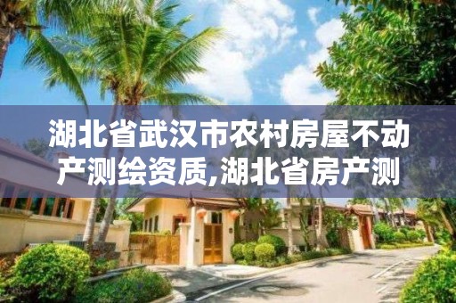 湖北省武漢市農村房屋不動產測繪資質,湖北省房產測繪收費標準。