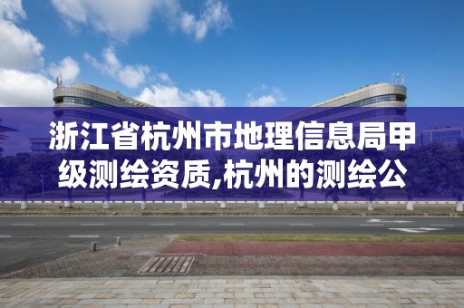 浙江省杭州市地理信息局甲級測繪資質,杭州的測繪公司有哪些。