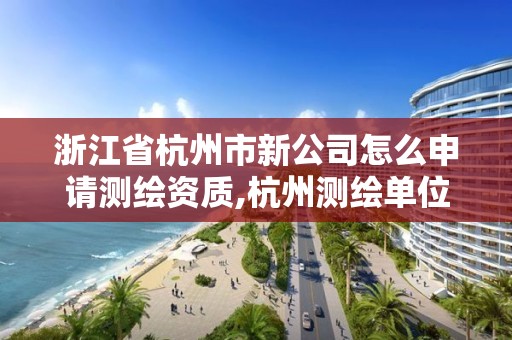 浙江省杭州市新公司怎么申請測繪資質,杭州測繪單位。