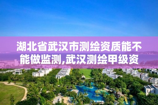 湖北省武漢市測(cè)繪資質(zhì)能不能做監(jiān)測(cè),武漢測(cè)繪甲級(jí)資質(zhì)公司。