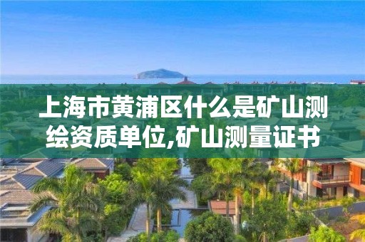 上海市黃浦區什么是礦山測繪資質單位,礦山測量證書。