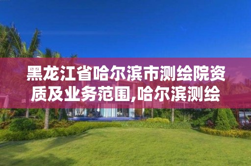 黑龍江省哈爾濱市測繪院資質及業務范圍,哈爾濱測繪局是干什么的。