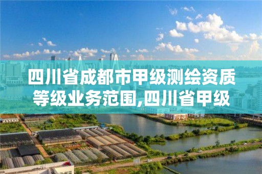 四川省成都市甲級測繪資質等級業務范圍,四川省甲級測繪單位。