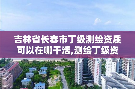 吉林省長春市丁級測繪資質可以在哪干活,測繪丁級資質人員條件。