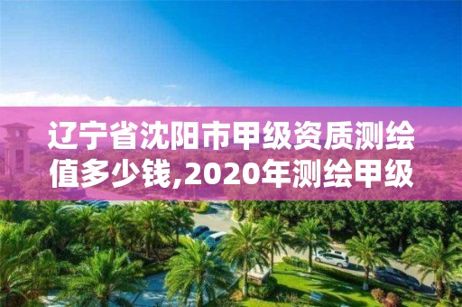 遼寧省沈陽市甲級資質(zhì)測繪值多少錢,2020年測繪甲級資質(zhì)條件。