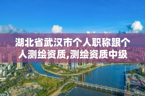 湖北省武漢市個人職稱跟個人測繪資質,測繪資質中級職稱。