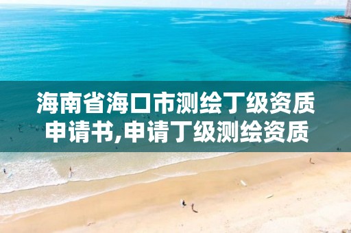 海南省海口市測繪丁級資質申請書,申請丁級測繪資質的具體流程。