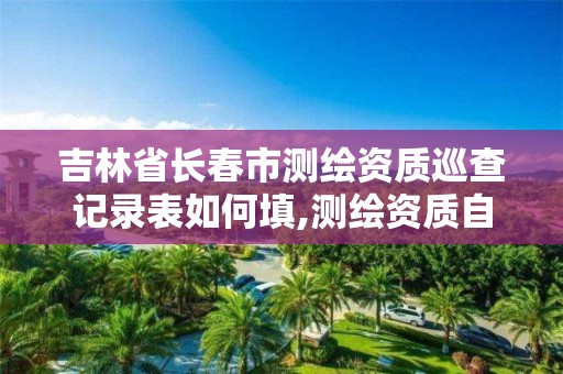 吉林省長春市測繪資質巡查記錄表如何填,測繪資質自查報告。