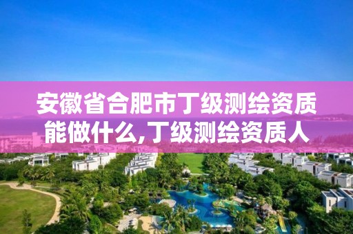 安徽省合肥市丁級測繪資質能做什么,丁級測繪資質人員要求。