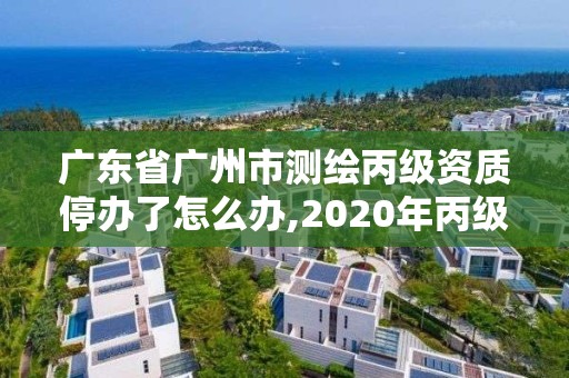 廣東省廣州市測繪丙級資質(zhì)停辦了怎么辦,2020年丙級測繪資質(zhì)會取消嗎。