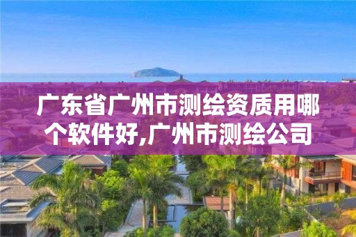 廣東省廣州市測繪資質用哪個軟件好,廣州市測繪公司。