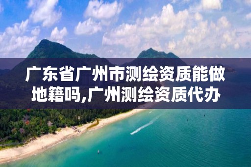 廣東省廣州市測繪資質能做地籍嗎,廣州測繪資質代辦。