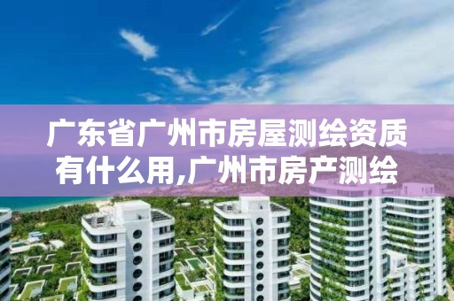 廣東省廣州市房屋測繪資質有什么用,廣州市房產測繪收費標準。