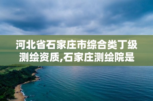 河北省石家莊市綜合類丁級測繪資質,石家莊測繪院是國企嗎。