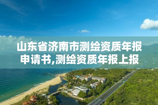 山東省濟南市測繪資質年報申請書,測繪資質年報上報說明怎么填。