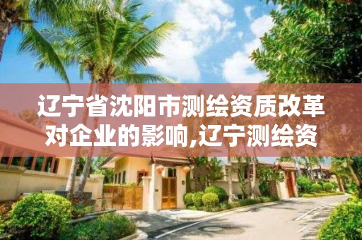 遼寧省沈陽市測繪資質改革對企業的影響,遼寧測繪資質單位。