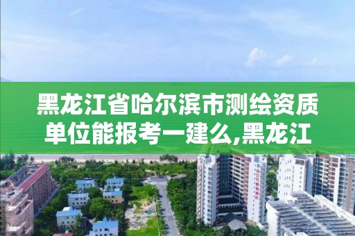 黑龍江省哈爾濱市測繪資質單位能報考一建么,黑龍江省測繪資質延期通知。