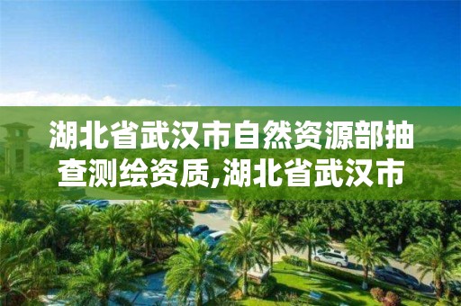 湖北省武漢市自然資源部抽查測繪資質(zhì),湖北省武漢市自然資源部抽查測繪資質(zhì)的公司。