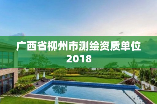 廣西省柳州市測(cè)繪資質(zhì)單位2018