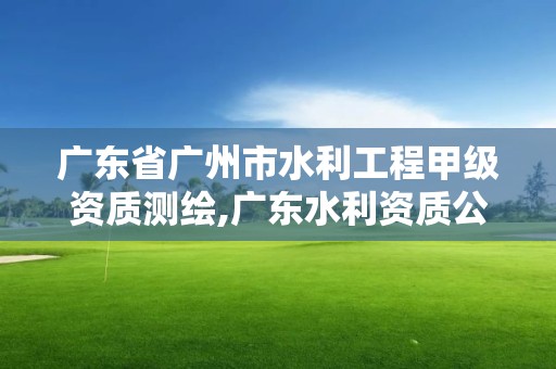 廣東省廣州市水利工程甲級(jí)資質(zhì)測(cè)繪,廣東水利資質(zhì)公司。