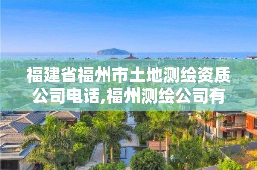 福建省福州市土地測繪資質(zhì)公司電話,福州測繪公司有幾家。