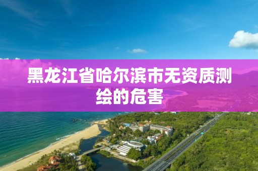 黑龍江省哈爾濱市無資質測繪的危害