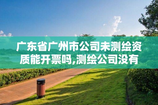 廣東省廣州市公司未測繪資質能開票嗎,測繪公司沒有資質可以開發票嗎。