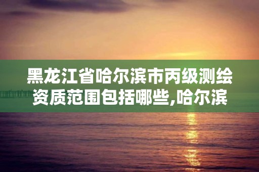 黑龍江省哈爾濱市丙級測繪資質范圍包括哪些,哈爾濱甲級測繪公司。