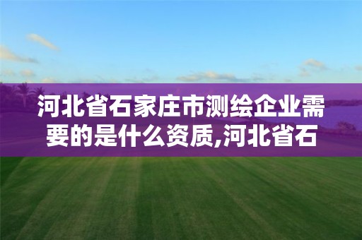 河北省石家莊市測繪企業需要的是什么資質,河北省石家莊市測繪企業需要的是什么資質。