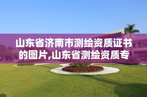 山東省濟南市測繪資質(zhì)證書的圖片,山東省測繪資質(zhì)專用章圖片。