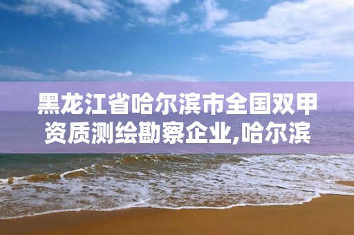 黑龍江省哈爾濱市全國雙甲資質測繪勘察企業,哈爾濱測繪內業招聘信息。