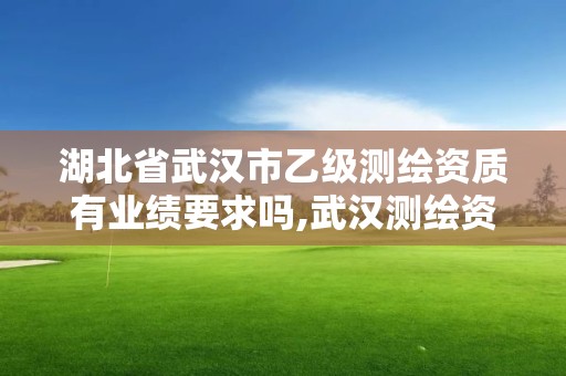 湖北省武漢市乙級測繪資質有業績要求嗎,武漢測繪資質代辦。