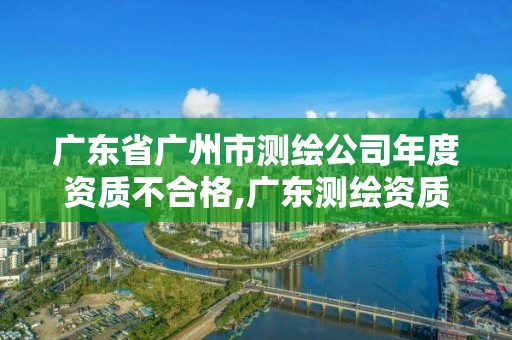 廣東省廣州市測繪公司年度資質不合格,廣東測繪資質標準。