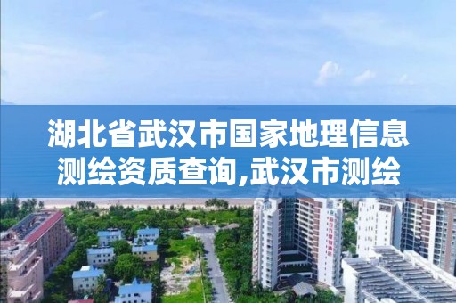 湖北省武漢市國家地理信息測繪資質查詢,武漢市測繪地理信息局。