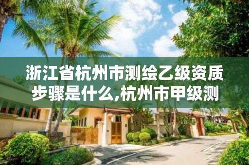 浙江省杭州市測繪乙級資質步驟是什么,杭州市甲級測繪公司。