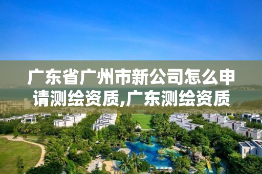 廣東省廣州市新公司怎么申請測繪資質,廣東測繪資質查詢。