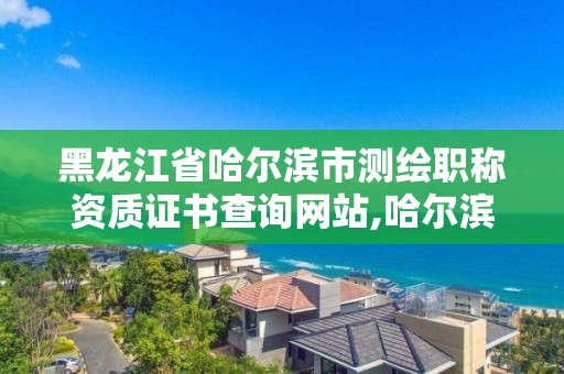 黑龍江省哈爾濱市測繪職稱資質(zhì)證書查詢網(wǎng)站,哈爾濱測繪勘察研究院怎么樣。