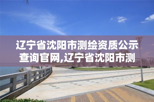 遼寧省沈陽市測(cè)繪資質(zhì)公示查詢官網(wǎng),遼寧省沈陽市測(cè)繪資質(zhì)公示查詢官網(wǎng)網(wǎng)址。