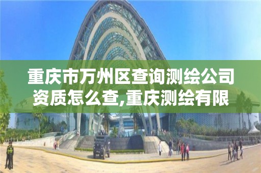 重慶市萬州區查詢測繪公司資質怎么查,重慶測繪有限公司。