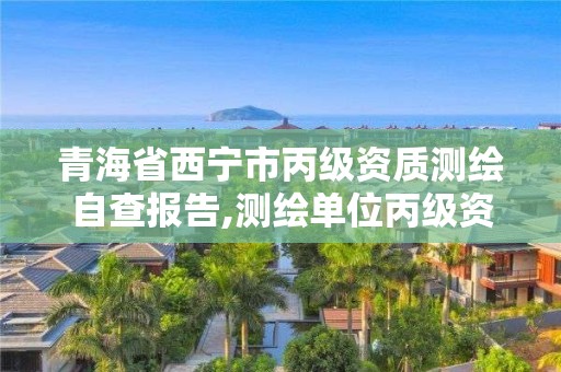 青海省西寧市丙級資質測繪自查報告,測繪單位丙級資質。