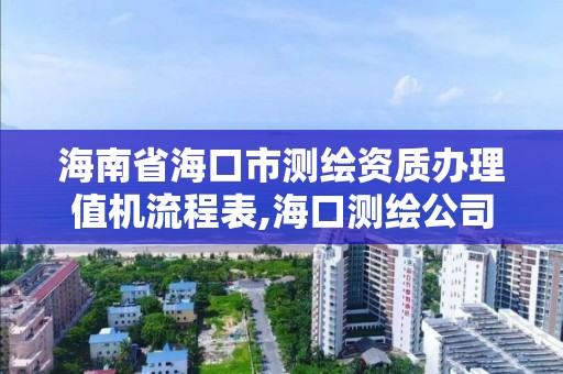 海南省海口市測繪資質辦理值機流程表,海口測繪公司招聘。